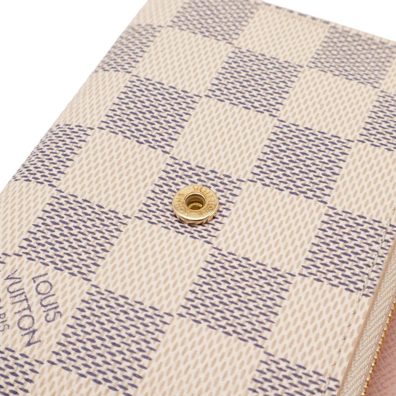 Louis Vuitton Damier Azure Portefeuille Victorine Trifold Wallet Trifold Wallet