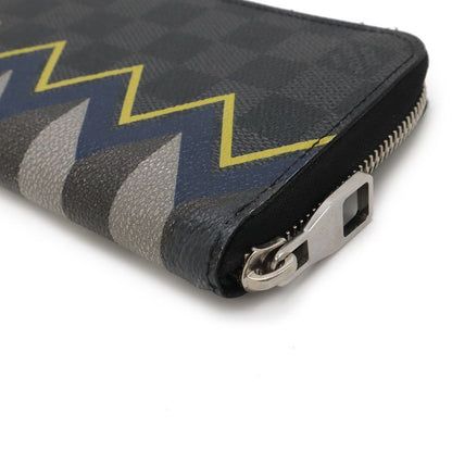 Louis Vuitton Damier Graphite Karakoram Zippi-wallet Vertical Round Zipper