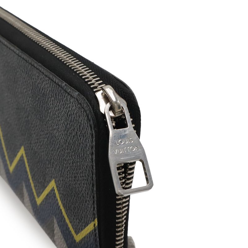 Louis Vuitton Damier Graphite Karakoram Zippi-wallet Vertical Round Zipper