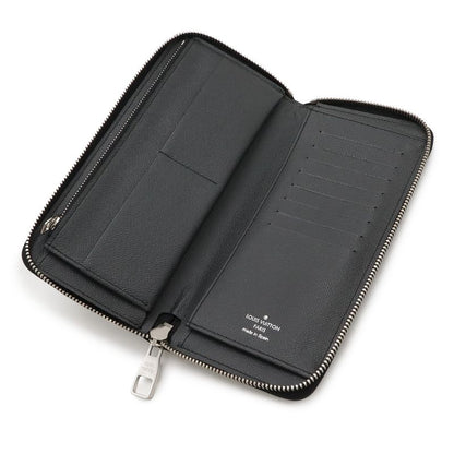 Louis Vuitton Damier Graphite Karakoram Zippi-wallet Vertical Round Zipper