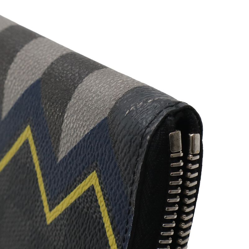 Louis Vuitton Damier Graphite Karakoram Zippi-wallet Vertical Round Zipper