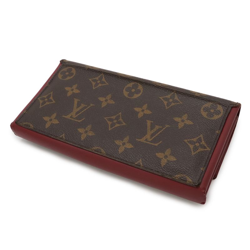 Louis Vuitton Monogram Portefeuille Floral Monogram Flower Bifold Long Wallet