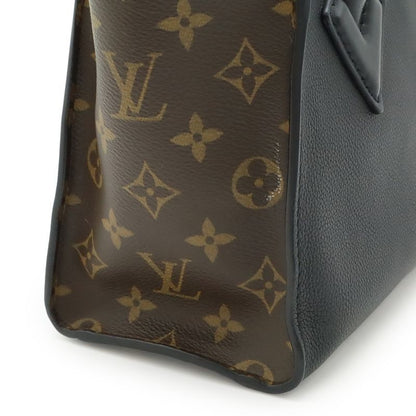 Louis Vuitton Monogram On My Side PM Handbag 2WAY Shoulder Bag Leather Noir