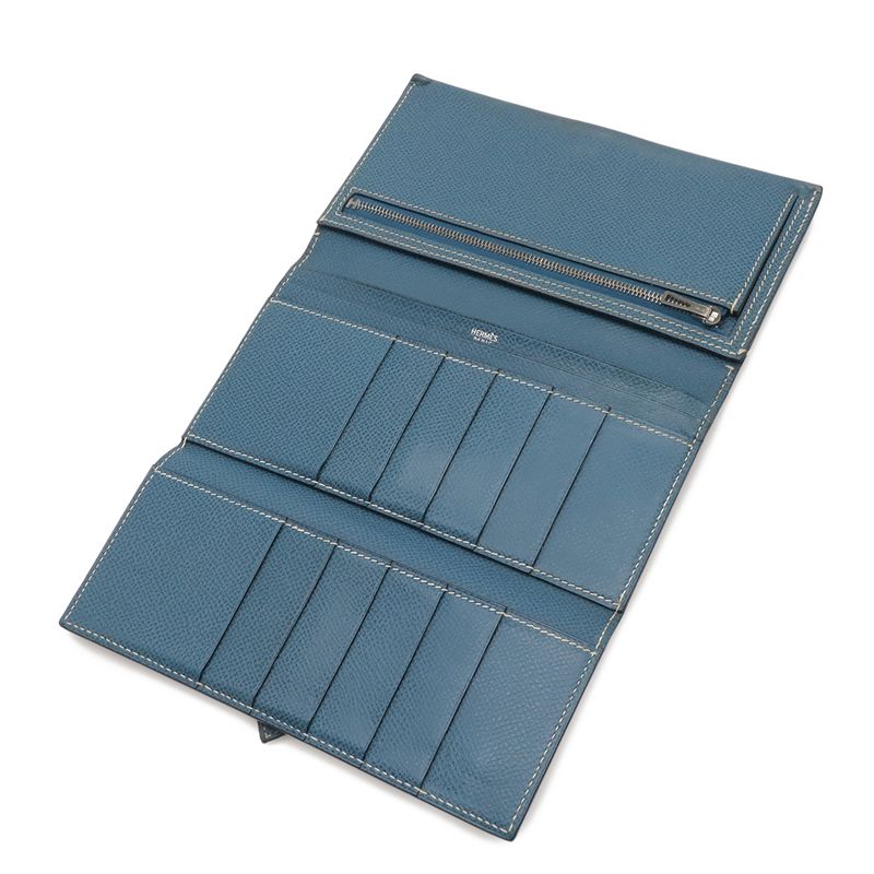 HERMES Bearn 2plis Dupri Trifold Long Wallet Trifold Long Wallet Vo-epson