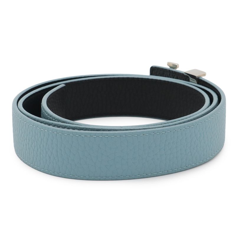 Louis Vuitton Sainteur LV Initial Belt Reversible Taurillon Leather Light Blue
