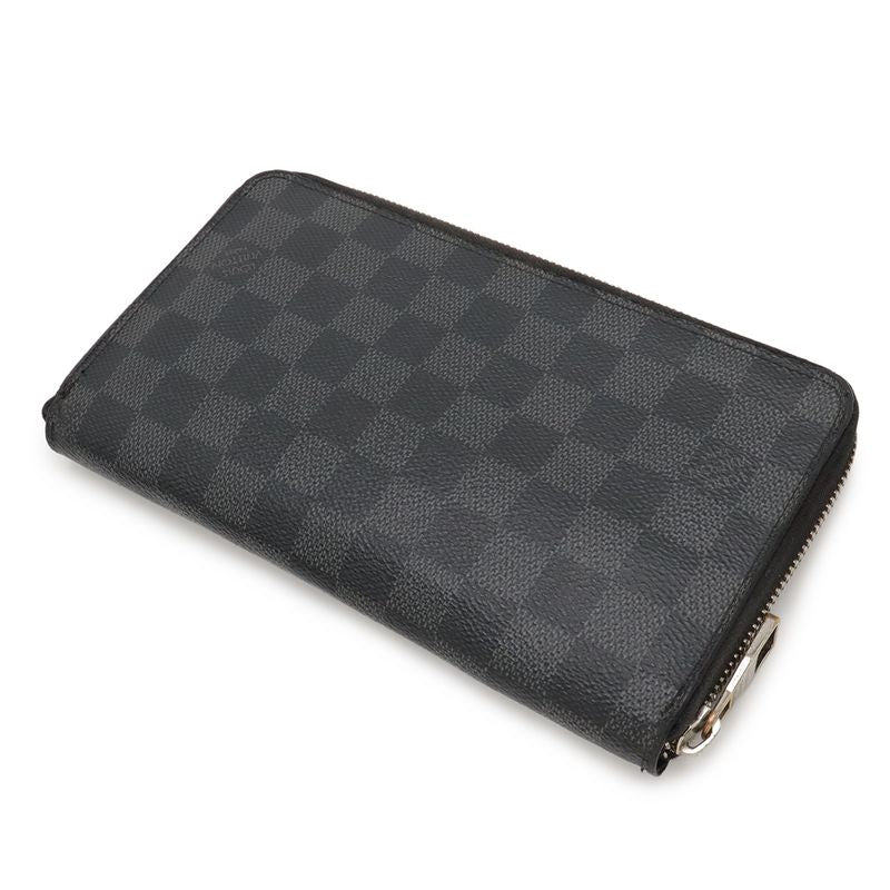 Louis Vuitton Damier Graphite Zippi-organizer-round Zipper-bifold Long Wallet