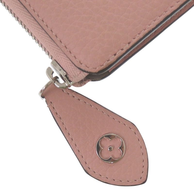 Louis Vuitton Portefeuille Comet M63103 Taurillon Leather Magnolia Pink