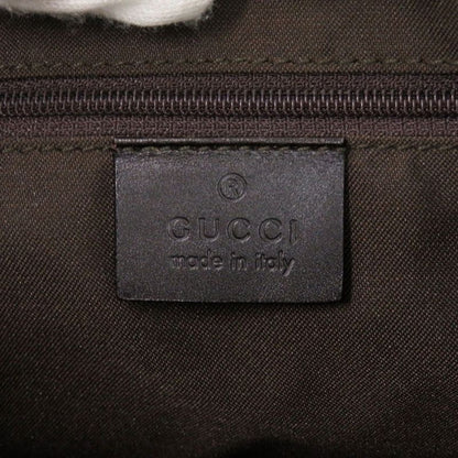Gucci GG Canvas Jackie Shoulder Bag Brown Beige Black
