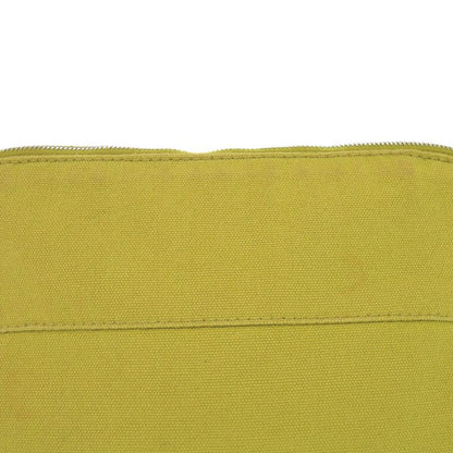 HERMES Bolide 25mm (0.98in) Canvas Yellow Pouch Bag 0157 HERMES