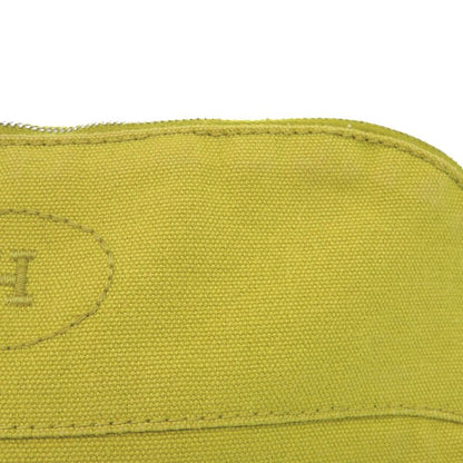 HERMES Bolide 25mm (0.98in) Canvas Yellow Pouch Bag 0157 HERMES