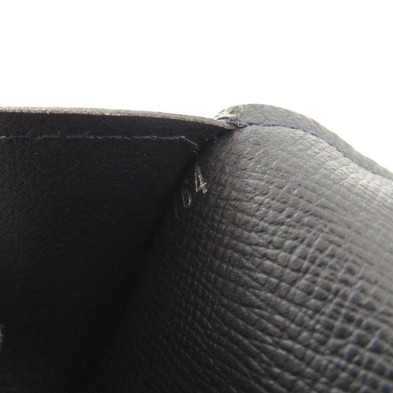 Louis Vuitton Portefeuille Brother Taiga M30502 Navy- Long Wallet LV 0046 Louis