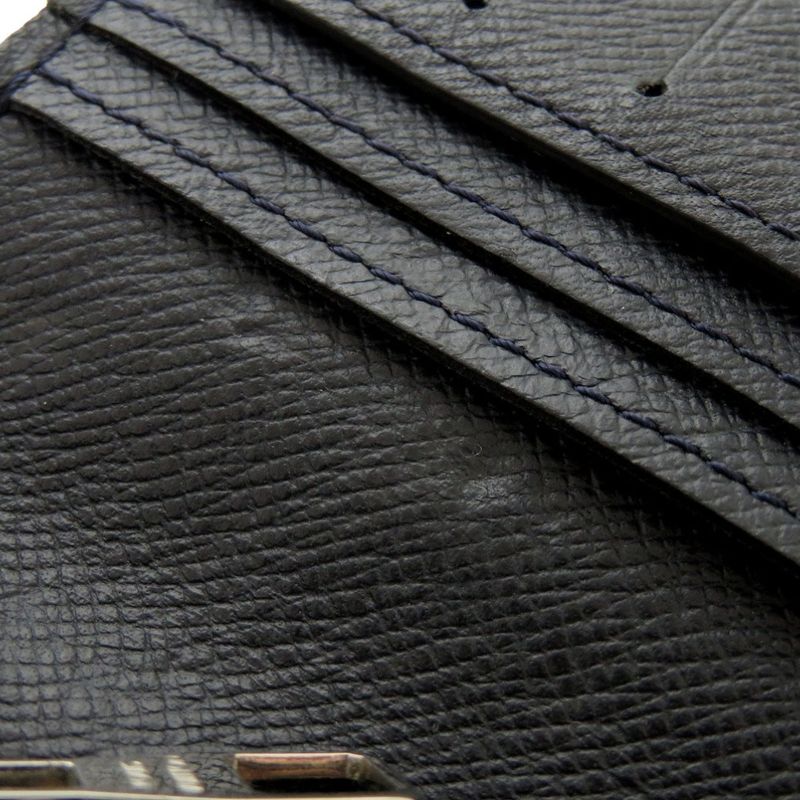 Louis Vuitton Portefeuille Brother Taiga M30502 Navy- Long Wallet LV 0046 Louis
