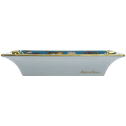 HERMES Ashtray Shelf Flower Monarch Porcelain Blue- Blue Accessory 0617 HERMES
