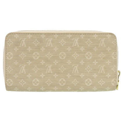 Louis Vuitton Zippi-wallet Monogram Mini Lin M95310 Beige Long Wallet LV 0045