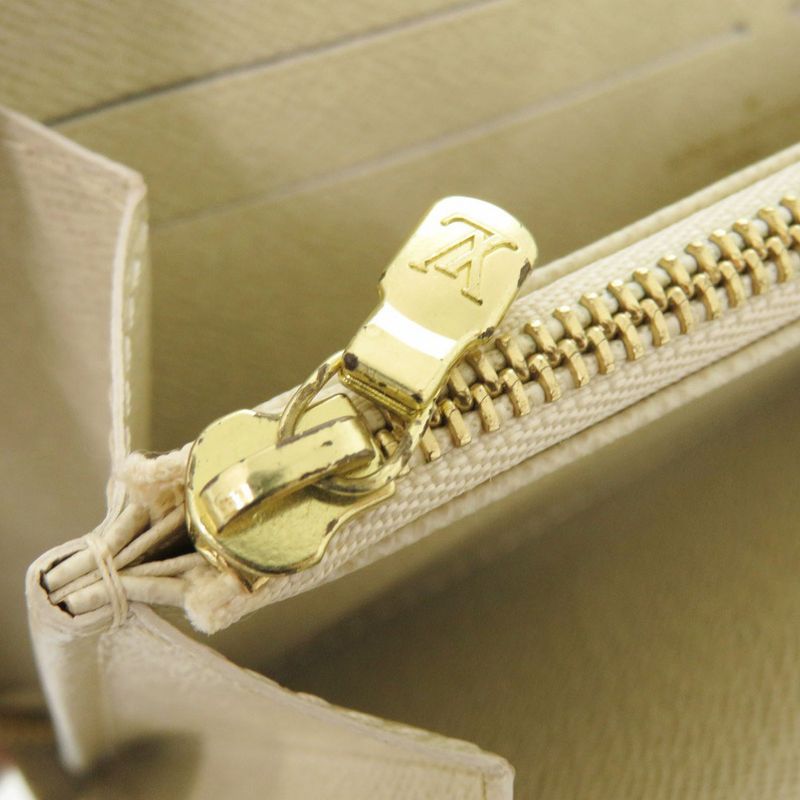 Louis Vuitton Zippi-wallet Monogram Mini Lin M95310 Beige Long Wallet LV 0045