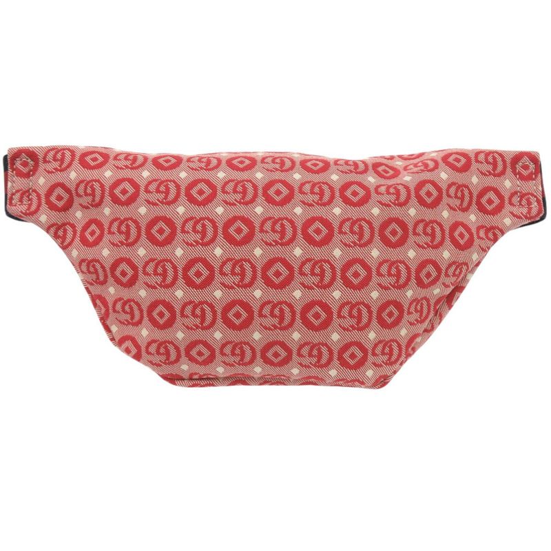GUCCI Children's Star Star-502095 Canvas Leather Red Waist Bag Body Bag Red