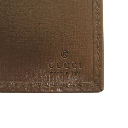GUCCI Interlocking G 673001 GG Supreme Beige Bifold Wallet Billfold 0049 GUCCI