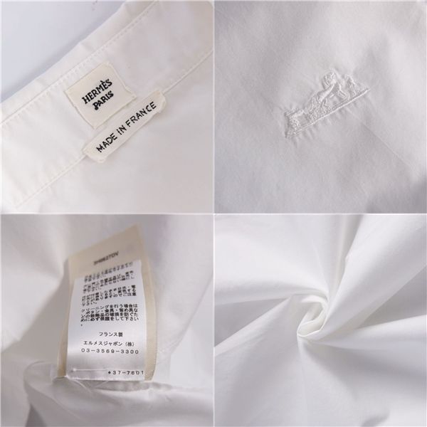 Hermes Shirt 23AW Blouse Long Sleeve Long Sleeve