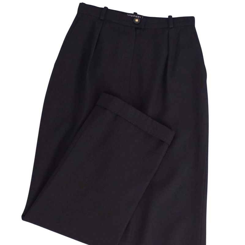 Vintage Chanel 96A Long Pants Wide Pants