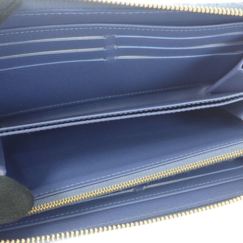 Louis Vuitton LV × TM Zippi-wallet M23161 Long Wallet Monogram Denim Blue-gold