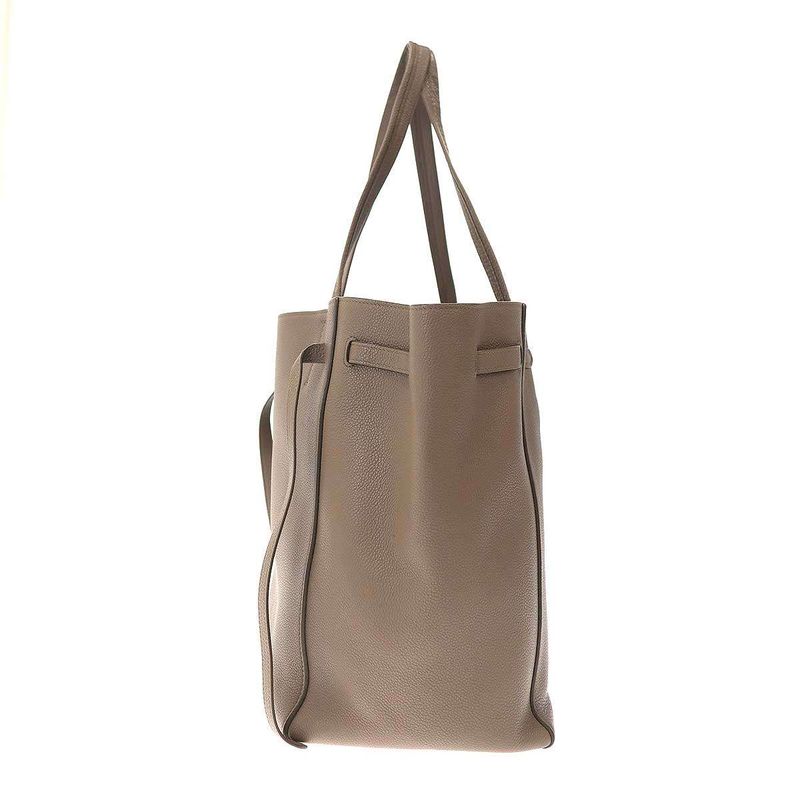 CELINE By Phoebe Philo Cabas Phantom Small Leather Tote Bag 189023tni Taupe