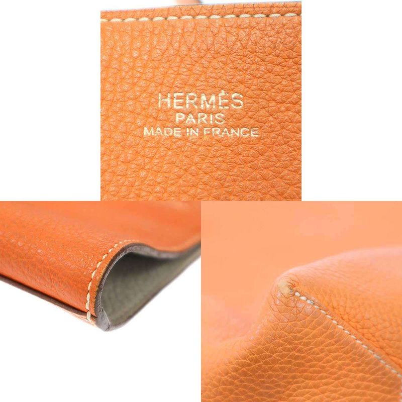 HERMES Double Sens 45 Bag Double Sens 45 Reversible Leather Tote Bag Taurillon