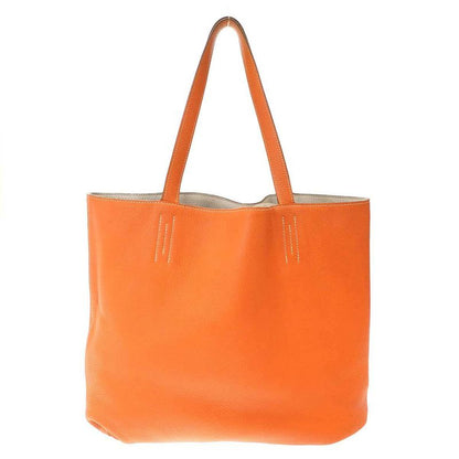 HERMES Double Sens 45 Bag Double Sens 45 Reversible Leather Tote Bag Taurillon