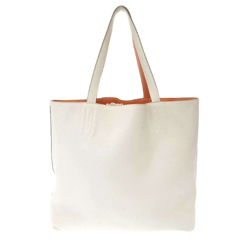 HERMES Double Sens 45 Bag Double Sens 45 Reversible Leather Tote Bag Taurillon