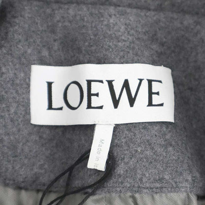 LOEWE Single Breasted Wool Long Coat S540y01x33 Gray 34