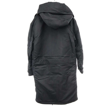 Saint Laurent Paris Nylon Shearling Mods Coat 537434 Y722t Black F34