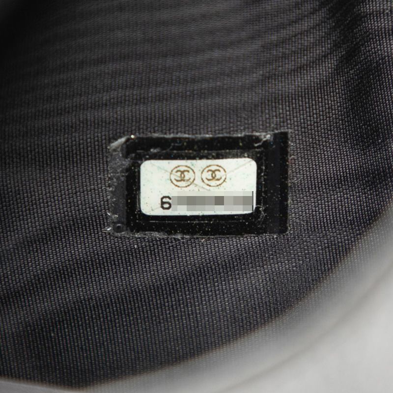 CHANEL Coco Mark Black Caviar Skin Women's CHANEL