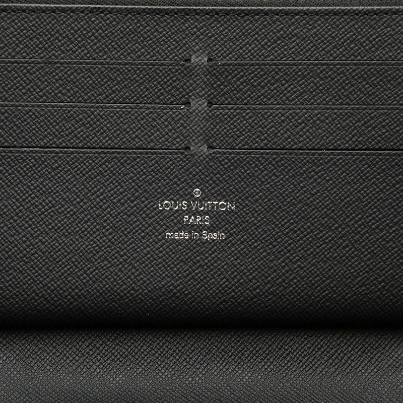 Louis Vuitton Monogram Eclipse Zippy-organizer-nm Round Zipper-long Wallet