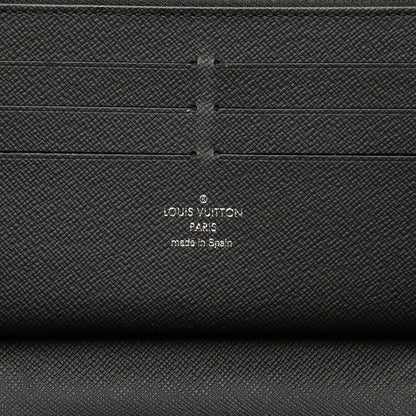 Louis Vuitton Monogram Eclipse Zippy-organizer-nm Round Zipper-long Wallet