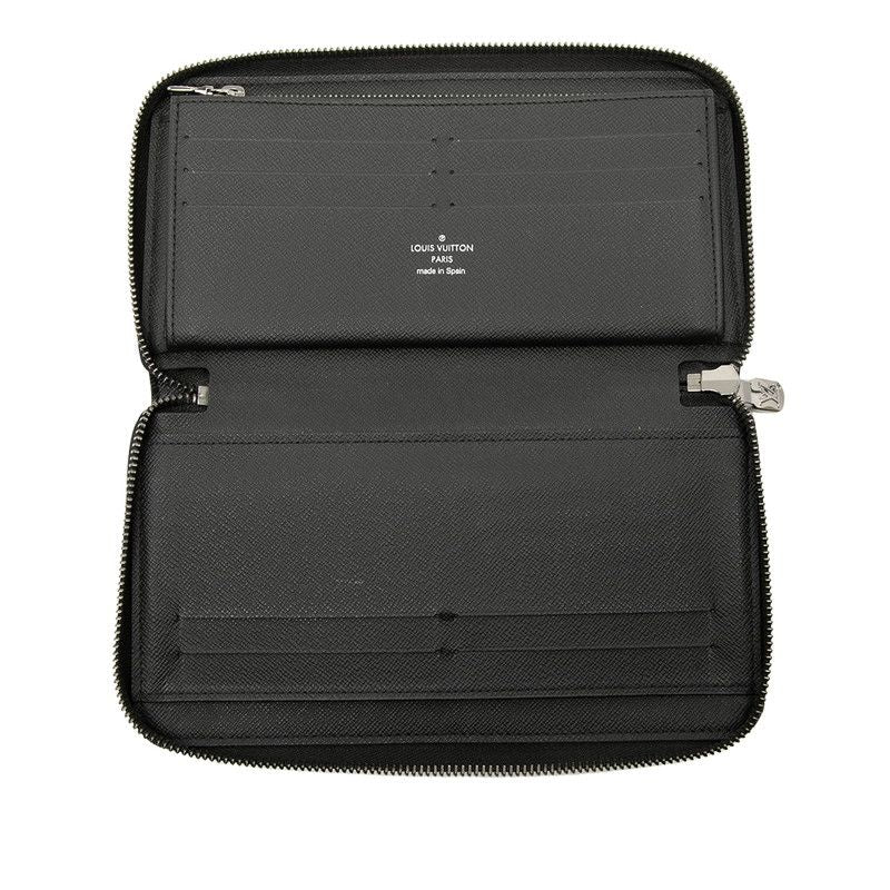 Louis Vuitton Monogram Eclipse Zippy-organizer-nm Round Zipper-long Wallet