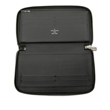 Louis Vuitton Monogram Eclipse Zippy-organizer-nm Round Zipper-long Wallet