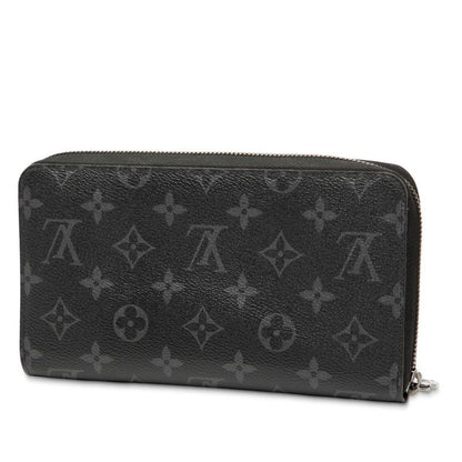 Louis Vuitton Monogram Eclipse Zippy-organizer-nm Round Zipper-long Wallet