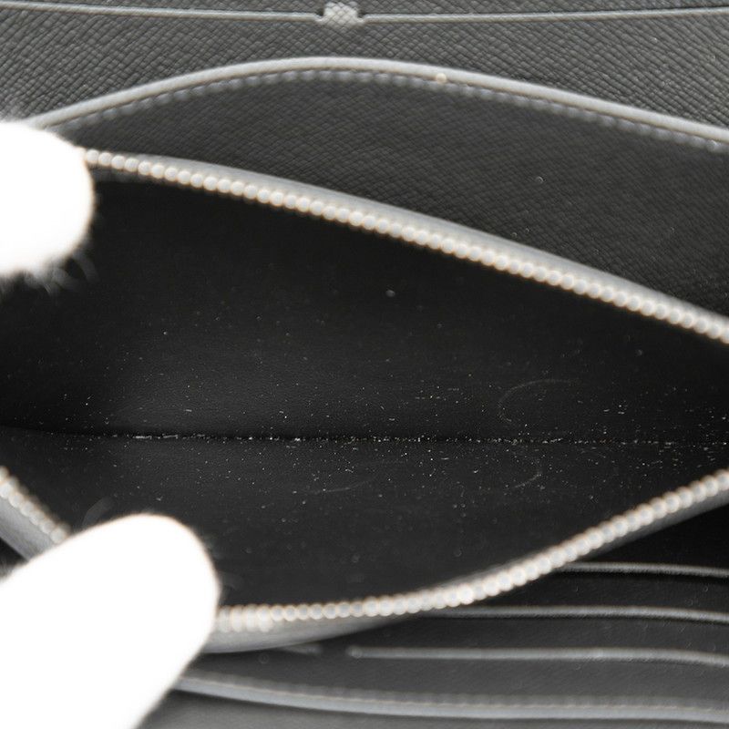 Louis Vuitton Monogram Eclipse Zippy-organizer-nm Round Zipper-long Wallet
