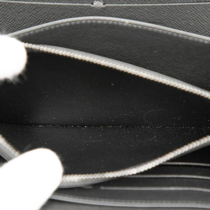 Louis Vuitton Monogram Eclipse Zippy-organizer-nm Round Zipper-long Wallet