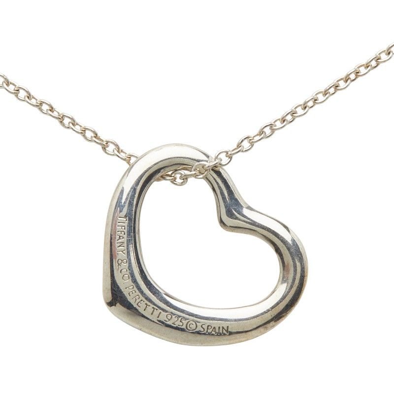 Tiffany & Co Open Heart Sv925 Silver Women's Tiffany & Co