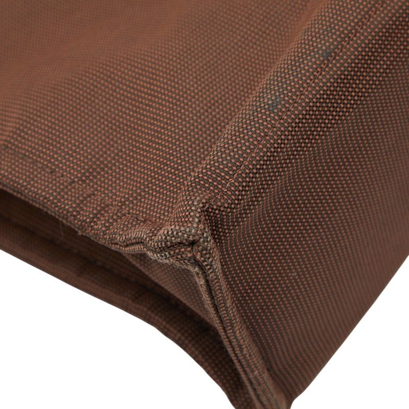 HERMES Her Line Tote MM Brown Canvas Women's HERMES