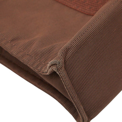 HERMES Her Line Tote MM Brown Canvas Women's HERMES