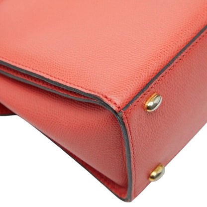 CELINE Logo Red Leather Women's CELINE