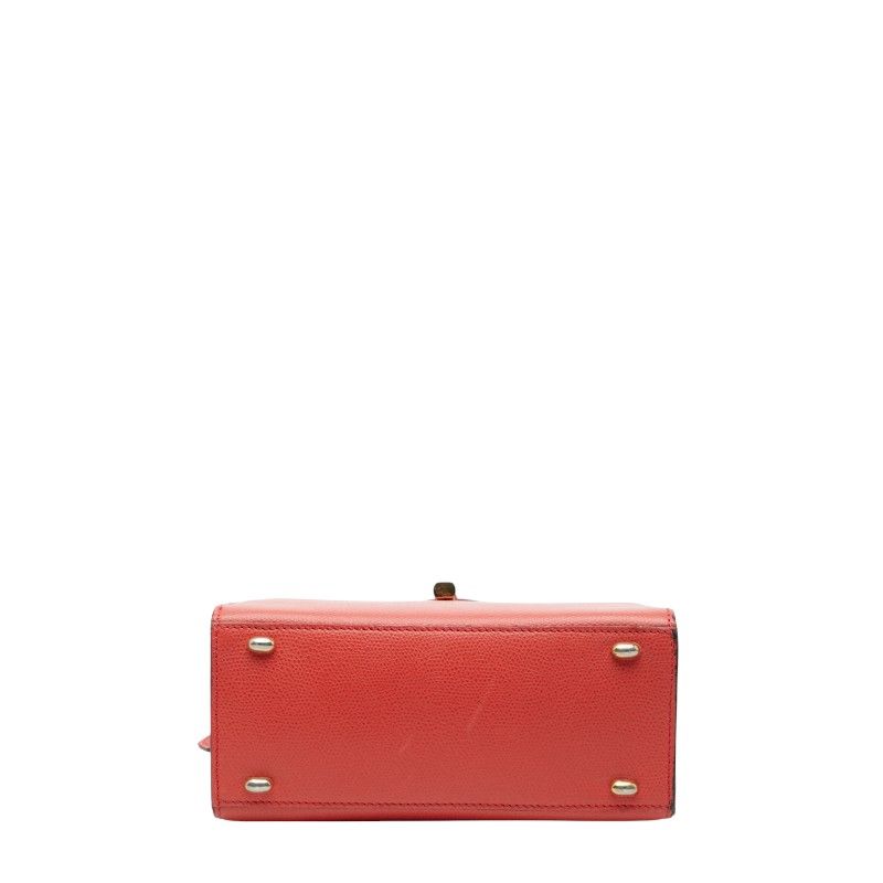 CELINE Logo Red Leather Women's CELINE