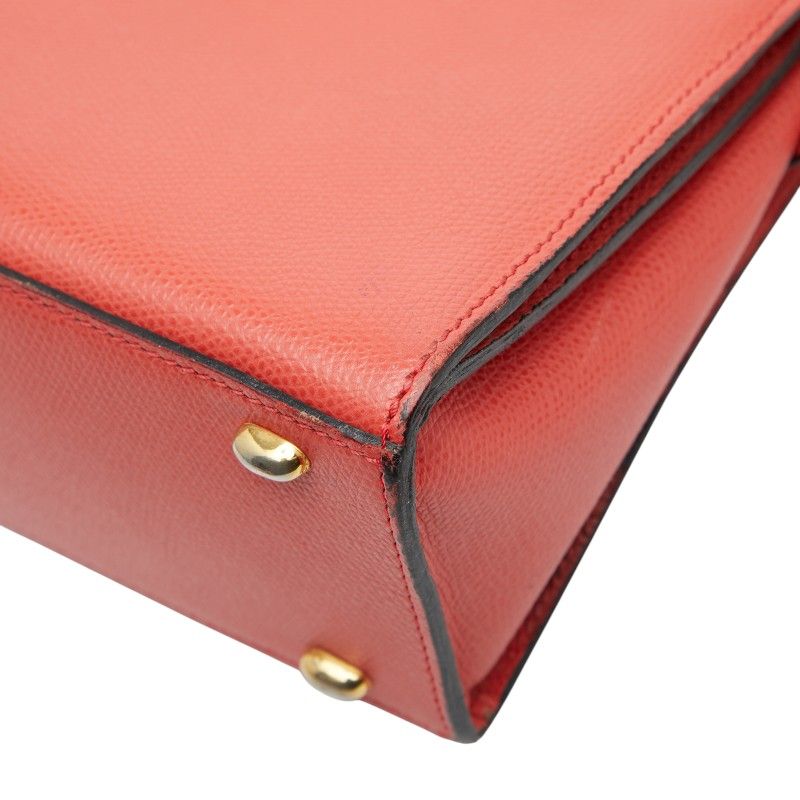 CELINE Logo Red Leather Women's CELINE