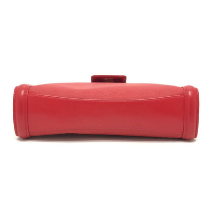 GUCCI Shoulder Bag GG Pattern 004-113-0364 PVC Leather Red