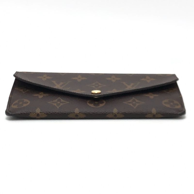Louis Vuitton Long Wallet Portefeuille -jeanne M62203 Monogram Canvas Rose