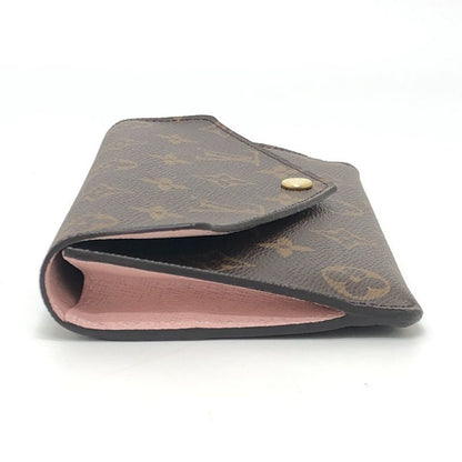 Louis Vuitton Long Wallet Portefeuille -jeanne M62203 Monogram Canvas Rose