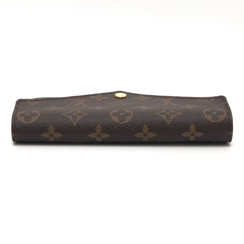 Louis Vuitton Long Wallet Portefeuille -jeanne M62203 Monogram Canvas Rose