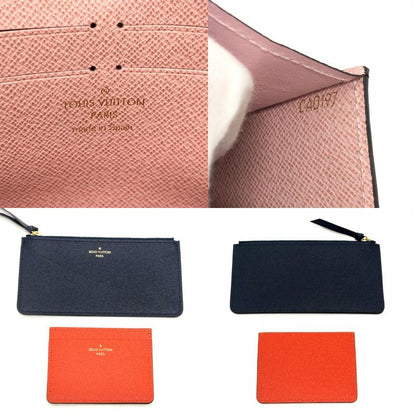 Louis Vuitton Long Wallet Portefeuille -jeanne M62203 Monogram Canvas Rose