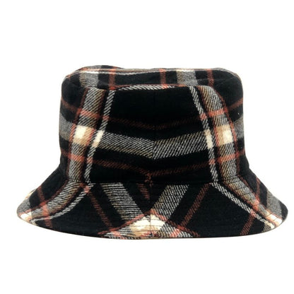 CELINE Hat Logo Check 2au5b231l Wool Multicolor